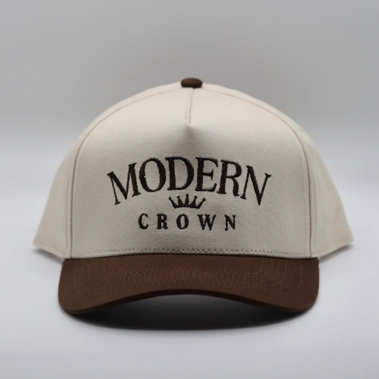 Vol. I Hat | Off-White & Brown - Flagship logo