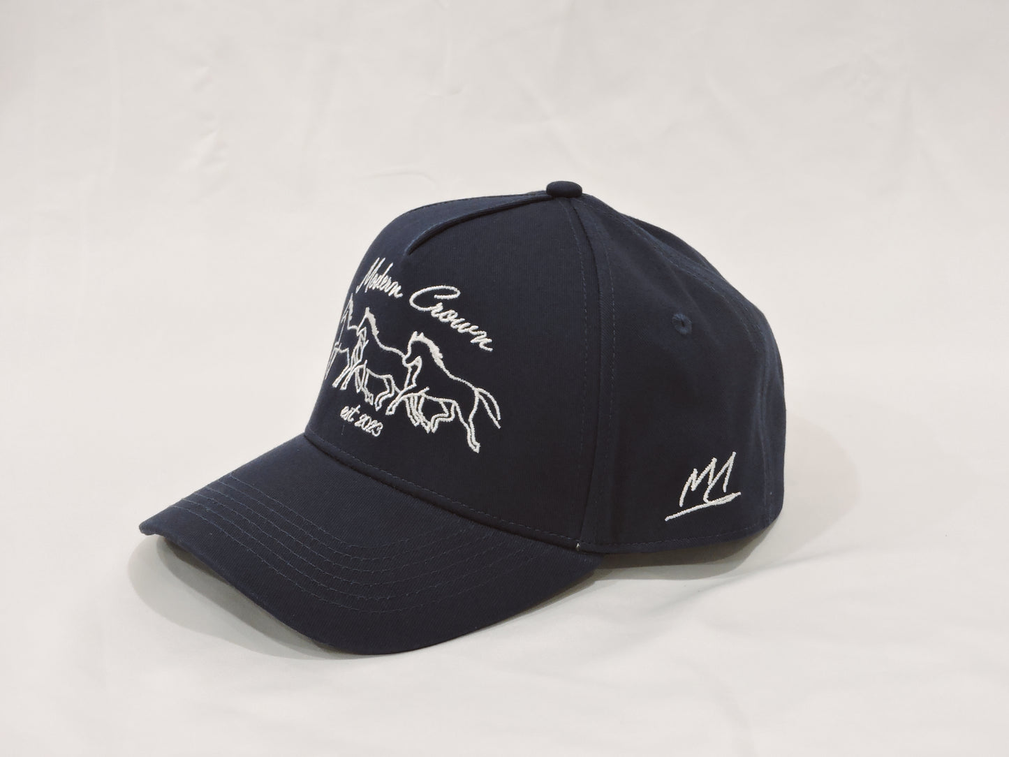 Script Horses | Navy Blue