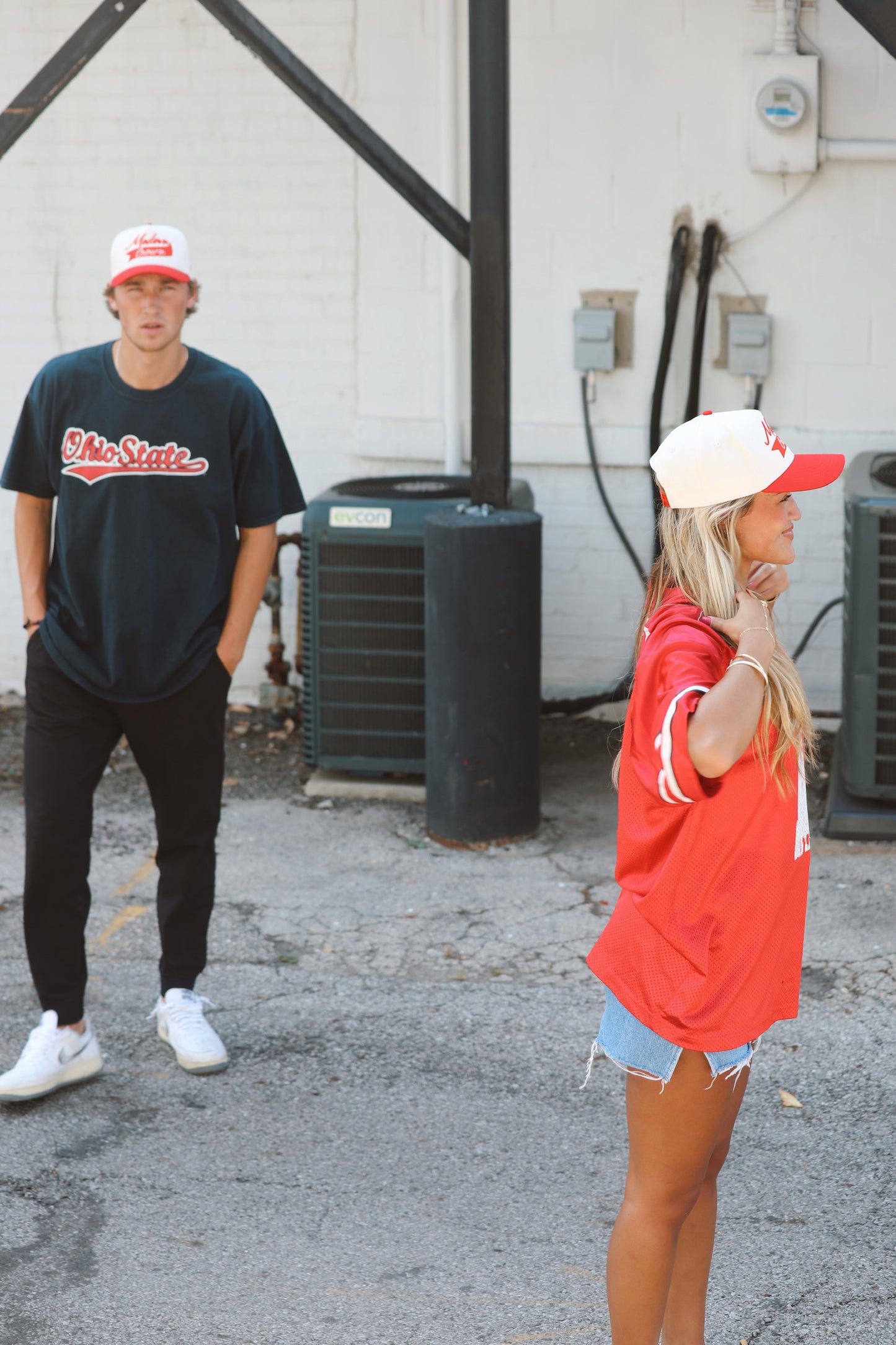 Script Banner | Off-White & Scarlet